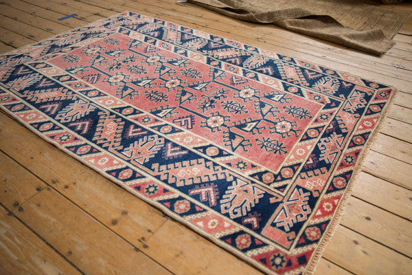 4x6.5 Vintage Distressed Melas Rug // ONH Item 10721 Image 4