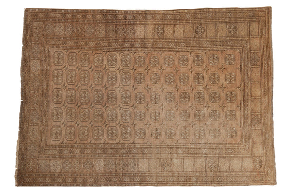 4x6 Vintage Distressed Afghani Bokhara Design Rug // ONH Item 10722
