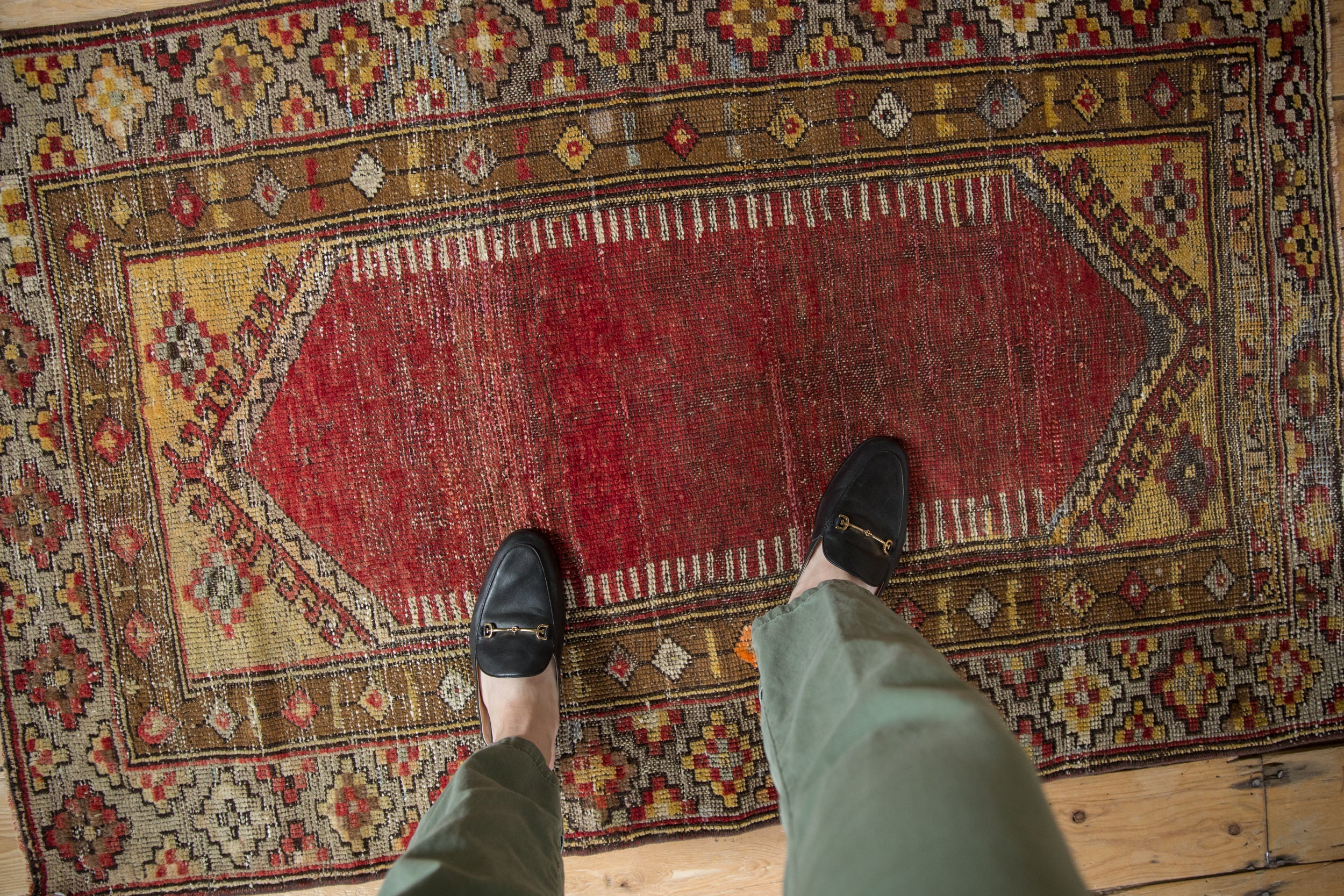 3x5 Vintage Distressed Anatolian Rug // ONH Item 10729 Image 1