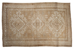 6.5x10.5 Vintage Distressed Oushak Carpet // ONH Item 10732