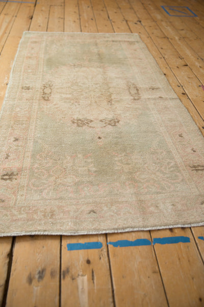 3x6 Vintage Distressed Oushak Rug Runner // ONH Item 10757 Image 5