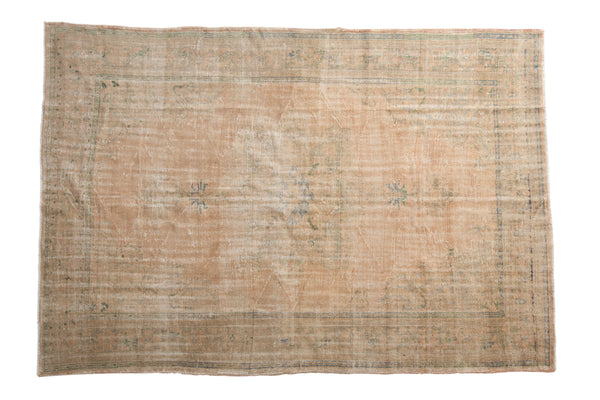 7x10.5 Vintage Distressed Oushak Carpet // ONH Item 10758