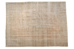 7x9.5 Vintage Distressed Oushak Carpet // ONH Item 10763
