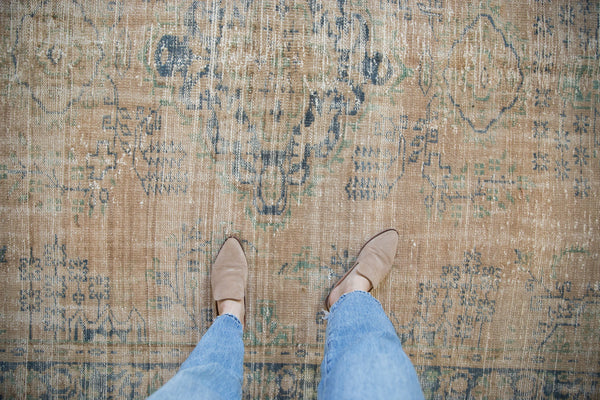 7x10 Vintage Distressed Oushak Carpet // ONH Item 10766 Image 1