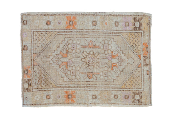 2.5x3.5 Vintage Distressed Oushak Rug // ONH Item 10767
