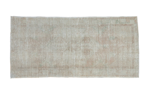 2.5x5.5 Vintage Distressed Oushak Rug Runner // ONH Item 10768