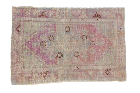 2.5x4 Vintage Distressed Oushak Rug // ONH Item 10771