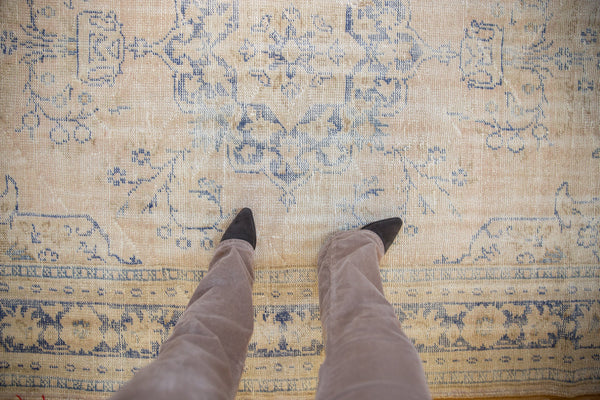 6.5x9.5 Vintage Distressed Oushak Carpet // ONH Item 10775 Image 1