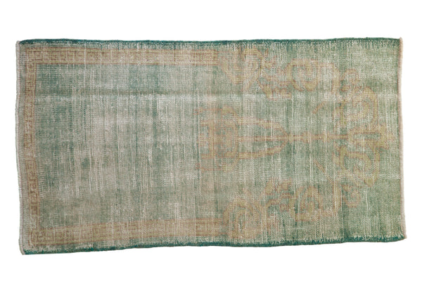 2.5x4.5 Vintage Distressed Oushak Rug // ONH Item 10782