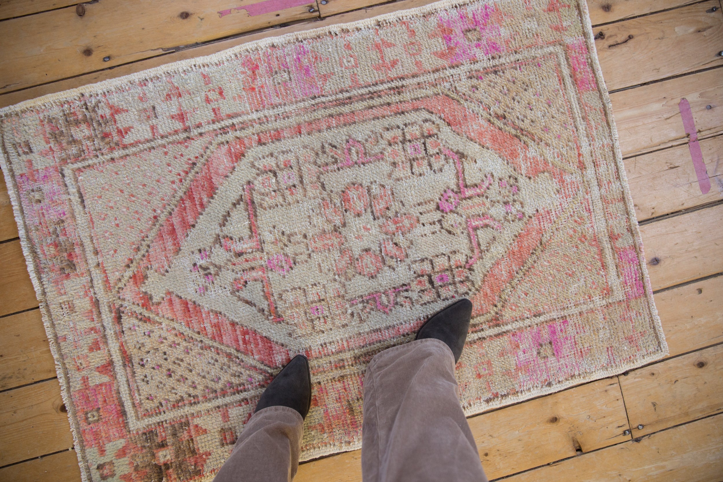 2.5x4 Vintage Distressed Oushak Rug // ONH Item 10810 Image 1