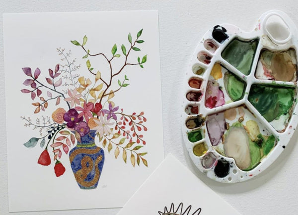 12x12 Snoogs & Wilde Art Arrangement #6 Print // ONH Item 10812 Image 1