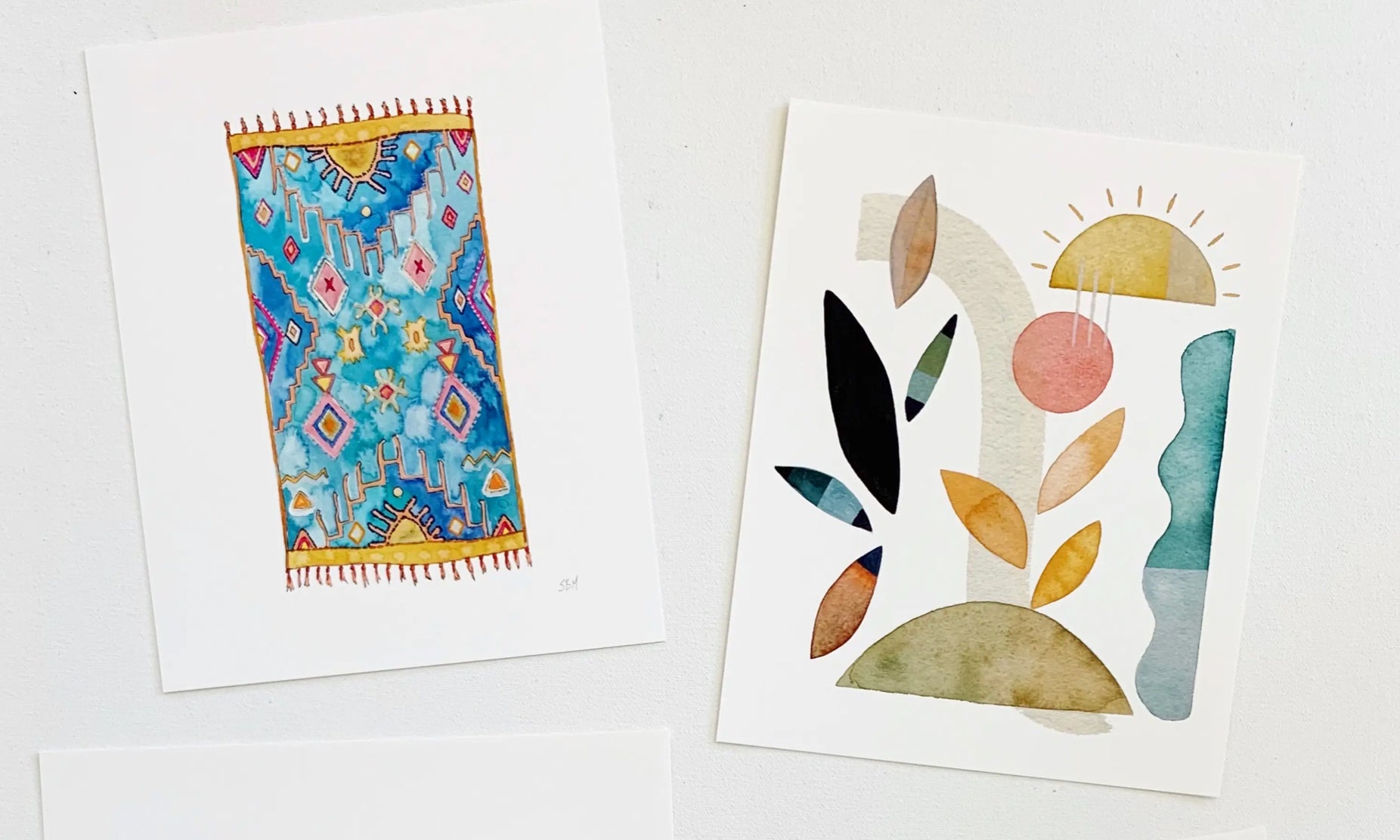 12x12 Snoogs & Wilde Art Rug #17 Print // ONH Item 10817 Image 1