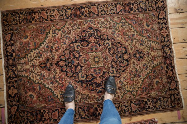 3.5x5 Vintage Farahan Sarouk Rug // ONH Item 10822 Image 1