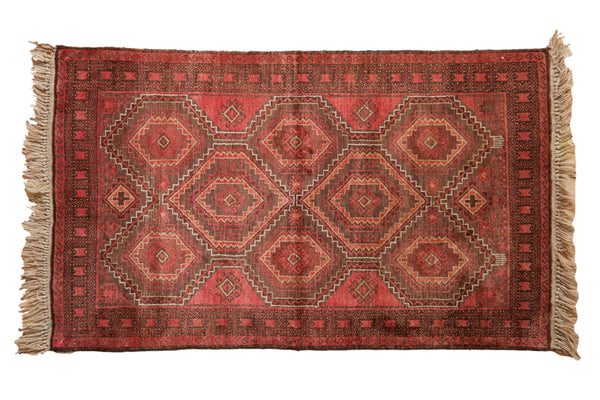 2.5x4.5 Vintage Belouch Rug // ONH Item 10831