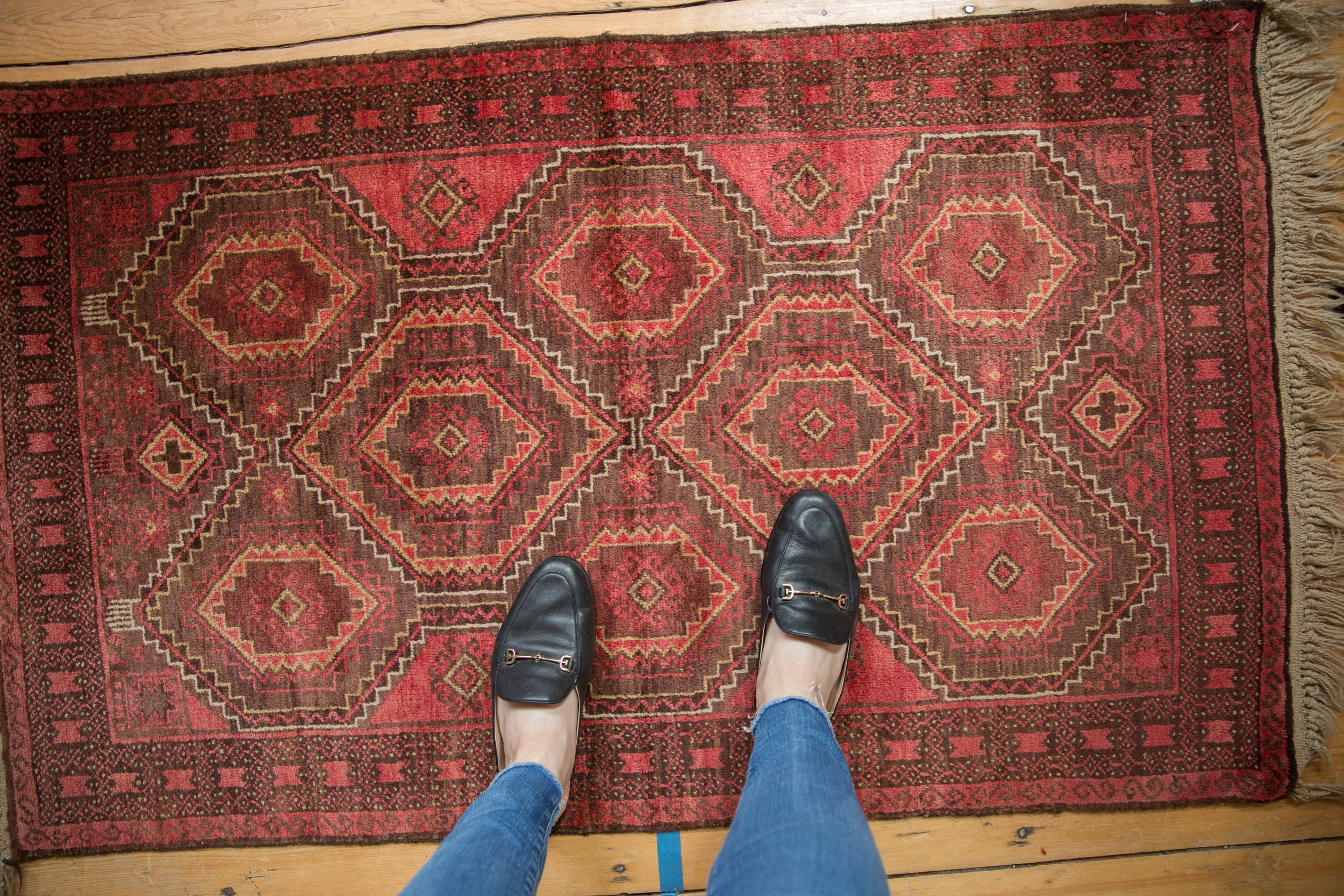 2.5x4.5 Vintage Belouch Rug // ONH Item 10831 Image 1