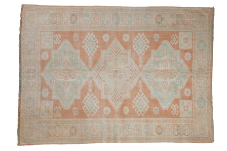 5x7 Vintage Distressed Oushak Rug // ONH Item 10837