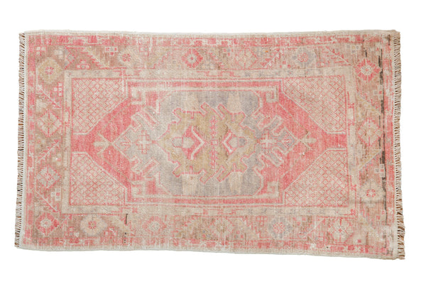 2.5x4 Vintage Distressed Oushak Rug // ONH Item 10842