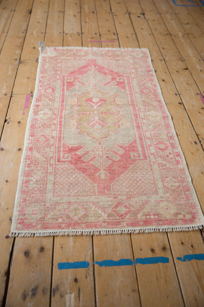 2.5x5 Vintage Distressed Oushak Rug Runner // ONH Item 10843 Image 5