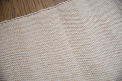 2.5x3 Organic Cotton Rag Rug Natural Undyed // ONH Item 10845 Image 2