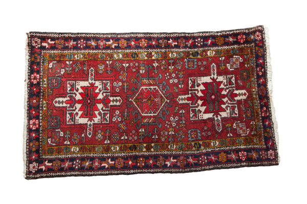 2.5x4.5 Vintage Fine Karaja Rug // ONH Item 10853