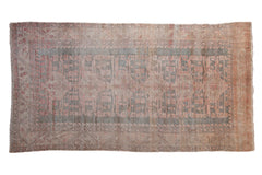 5.5x10.5 Vintage Distressed Oushak Carpet // ONH Item 10864