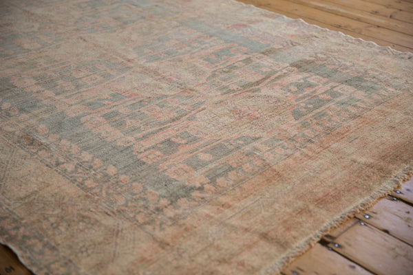 5.5x10.5 Vintage Distressed Oushak Carpet // ONH Item 10864 Image 3