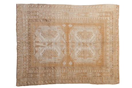 7x8.5 Vintage Distressed Oushak Carpet // ONH Item 10867