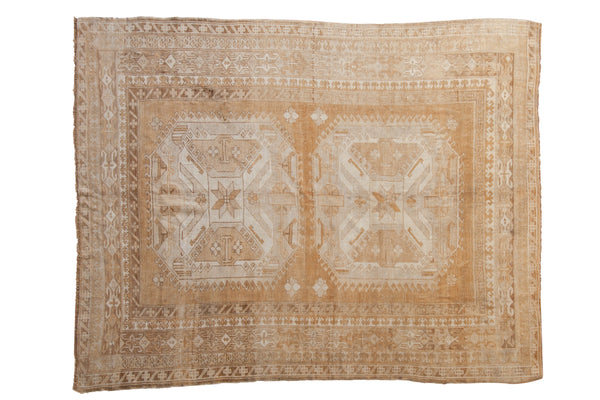 7x8.5 Vintage Distressed Oushak Carpet // ONH Item 10867