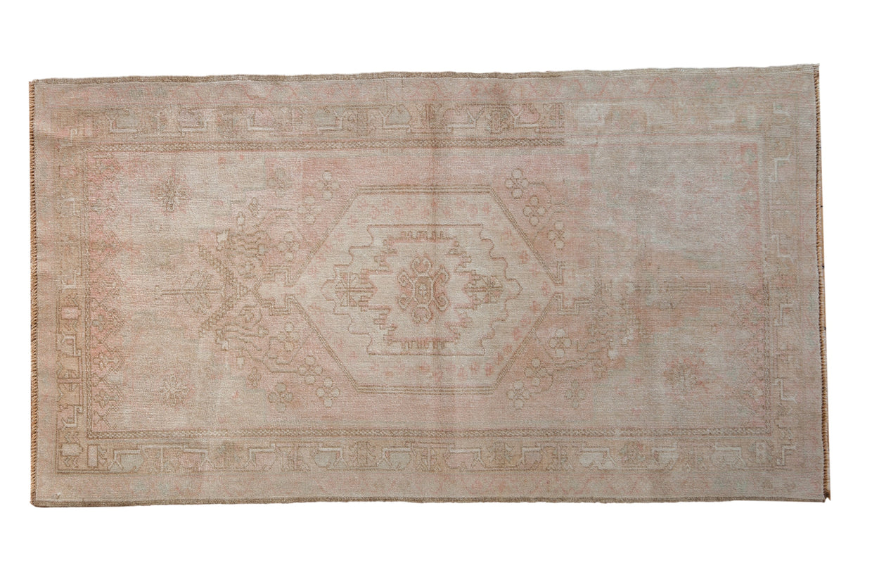 3.5x6 Vintage Distressed Oushak Rug // ONH Item 10872