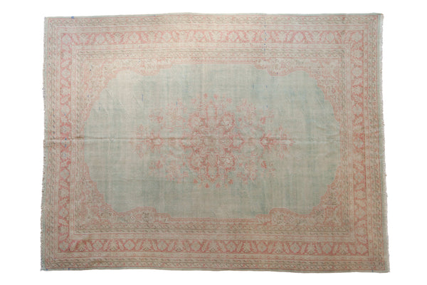 7.5x10 Vintage Distressed Oushak Carpet // ONH Item 10874