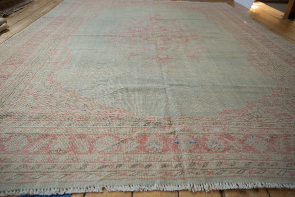 7.5x10 Vintage Distressed Oushak Carpet // ONH Item 10874 Image 3