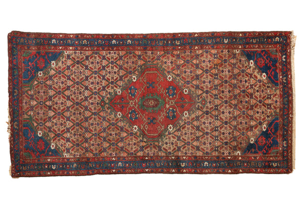 3x6.5 Vintage Fine Hamadan Rug Runner // ONH Item 10876