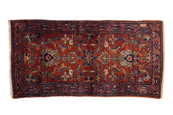 2.5x5 Vintage Fine Lilihan Rug Runner // ONH Item 10879