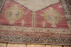 3.5x5.5 Vintage Distressed Kurdish Hamadan Rug // ONH Item 10880 Image 6
