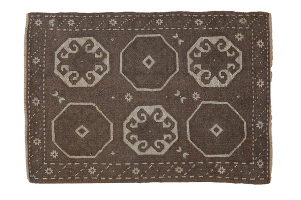 2.5x3.5 Vintage Distressed Oushak Rug // ONH Item 10882