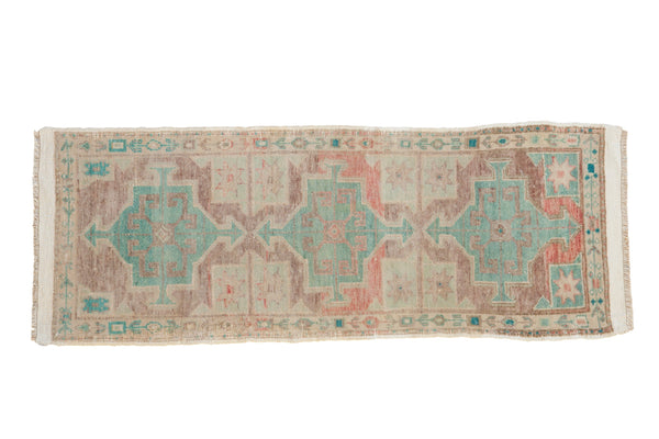 2x4.5 Vintage Distressed Oushak Rug Runner // ONH Item 10883