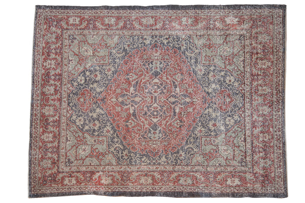 6x8.5 Vintage Distressed Sparta Carpet // ONH Item 10886