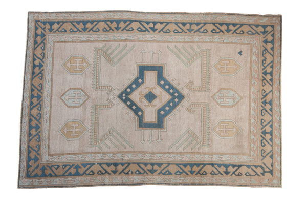 5x7.5 Vintage Distressed Oushak Rug // ONH Item 10887