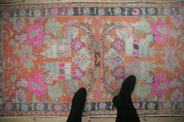 3x5.5 Vintage Distressed Oushak Rug // ONH Item 10889 Image 1