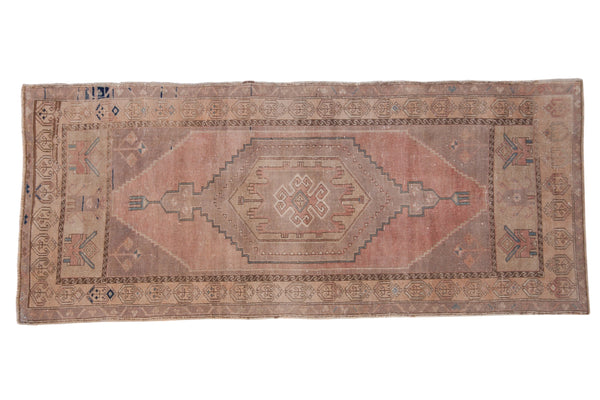 3.5x8 Vintage Distressed Oushak Rug Runner // ONH Item 10892
