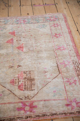 3x4 Vintage Distressed Oushak Square Rug // ONH Item 10896 Image 4