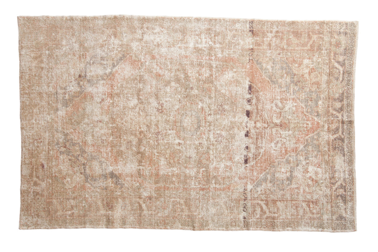 5x8 Vintage Distressed Oushak Carpet // ONH Item 10897