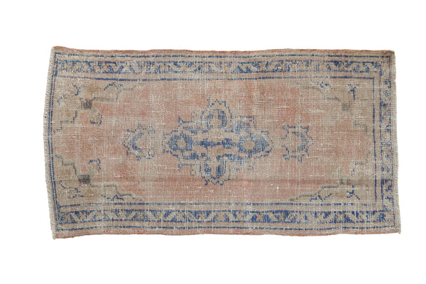 2x4 Vintage Distressed Oushak Rug Runner // ONH Item 10900