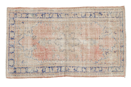 2.5x4.5 Vintage Distressed Oushak Rug // ONH Item 10903