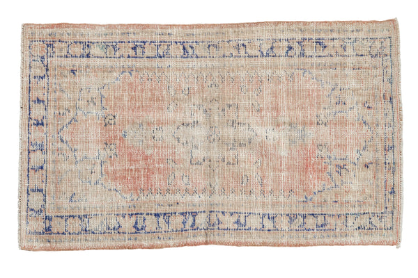 2.5x4.5 Vintage Distressed Oushak Rug // ONH Item 10903