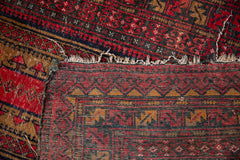 3x5 Vintage Afghan Rug // ONH Item 10917 Image 8