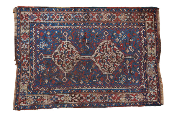 3.5x5 Vintage Kamseh Rug // ONH Item 10918