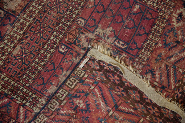 3.5x4 Antique Turkmen Square Rug // ONH Item 10919 Image 7