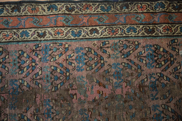 3.5x15 Antique Kurdish Hamadan Rug Runner // ONH Item 10926 Image 2