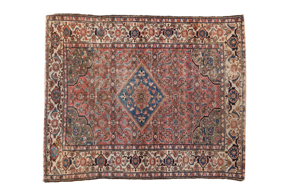 5x6 Vintage Fine Malayer Square Rug // ONH Item 10932